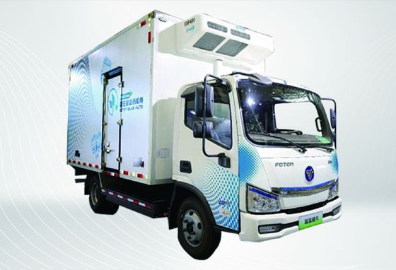 90KM/H Refrigerated Box Truck With Liftgate 26ft Reefer Truck 18 Volume